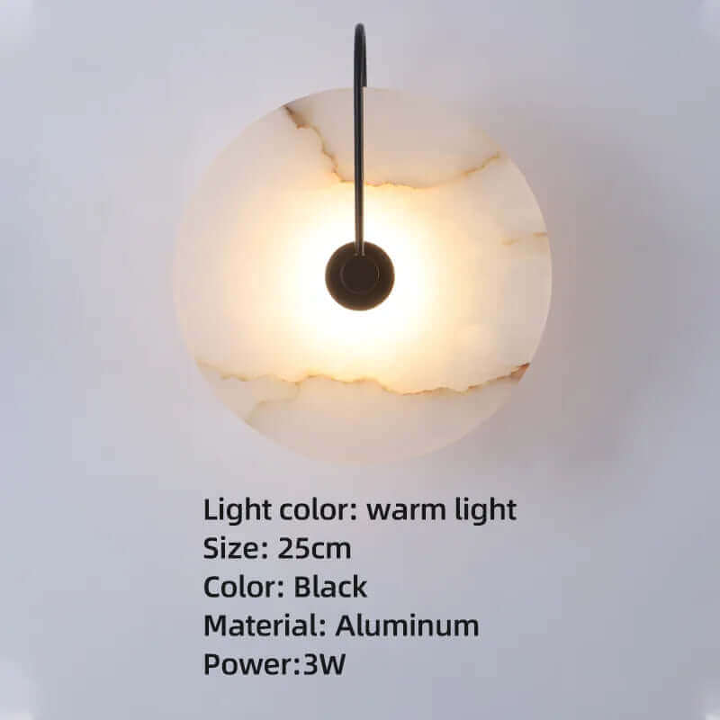 Luxurious Marble Lamp for Small Spaces