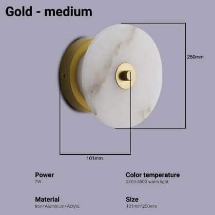 Luxurious Marble Lamp for Small Spaces