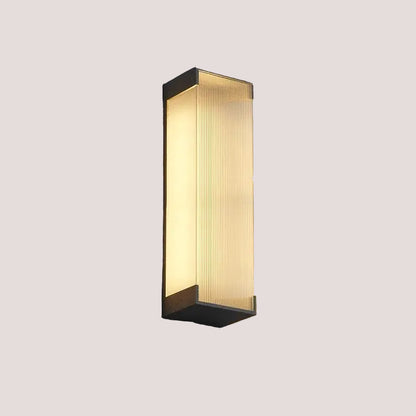 Modern Outdoor Waterproof Stainless Steel Wall Light – Warm & Cool White in a minimalistic design.