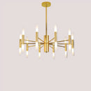 Modern Gold LED Chandelier – 20-Head G4 Luxury Ceiling Light for Living Room & Hotel Lobby