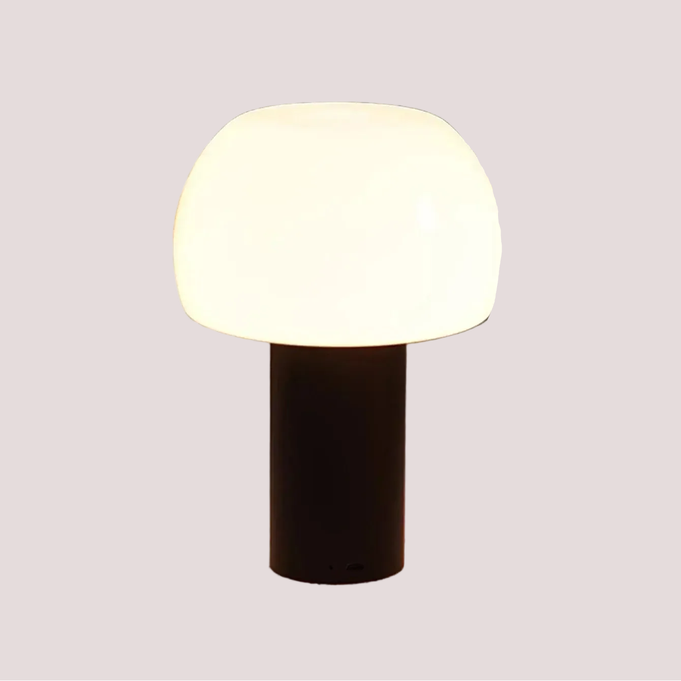 Modern Mushroom LED Table Lamp – Rechargeable & Portable Light in a stylish design with a soft glow.