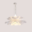 Nordic Simple Chandelier featuring a floral design and diffused light, perfect for contemporary decor.