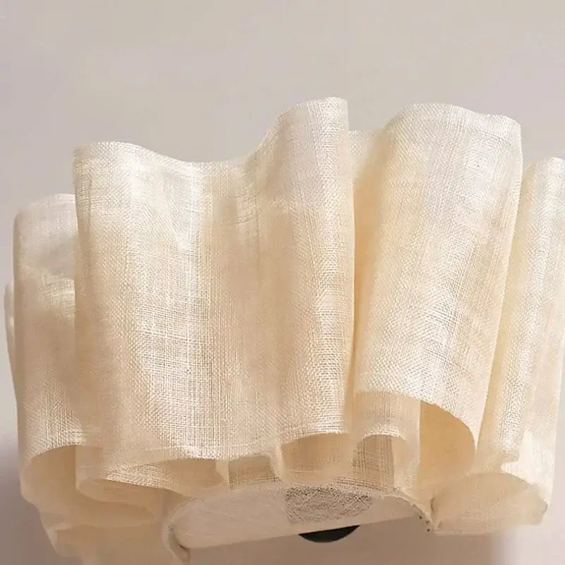 Natural Fiber Off-White Pendant Light