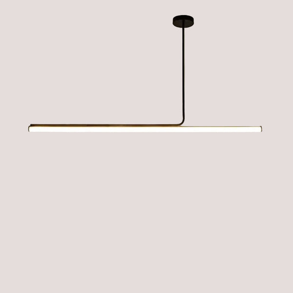 Retro 70s Neon Kitchen Island Pendant in Black or White, modern pendant light for kitchen islands and dining rooms