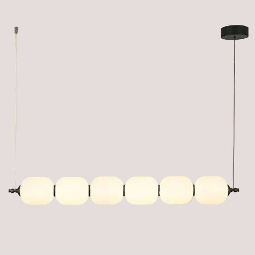 Modern Diffused Light Strip Pendant | Elegant Lighting Solution with Art Deco-inspired design and high-intensity bulbs.