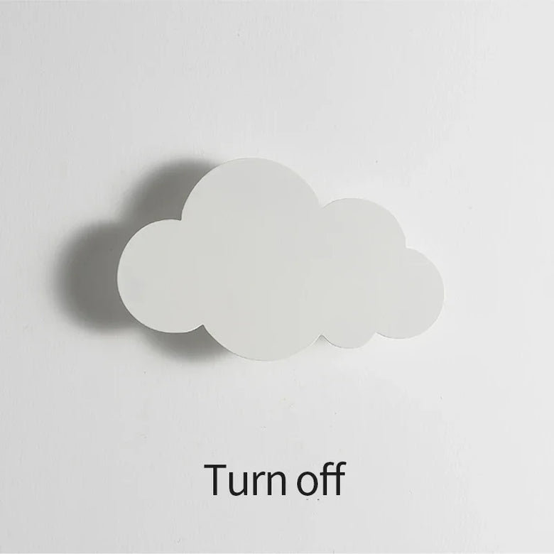 Cloud Wall Light with Pull Cord - Battery powered