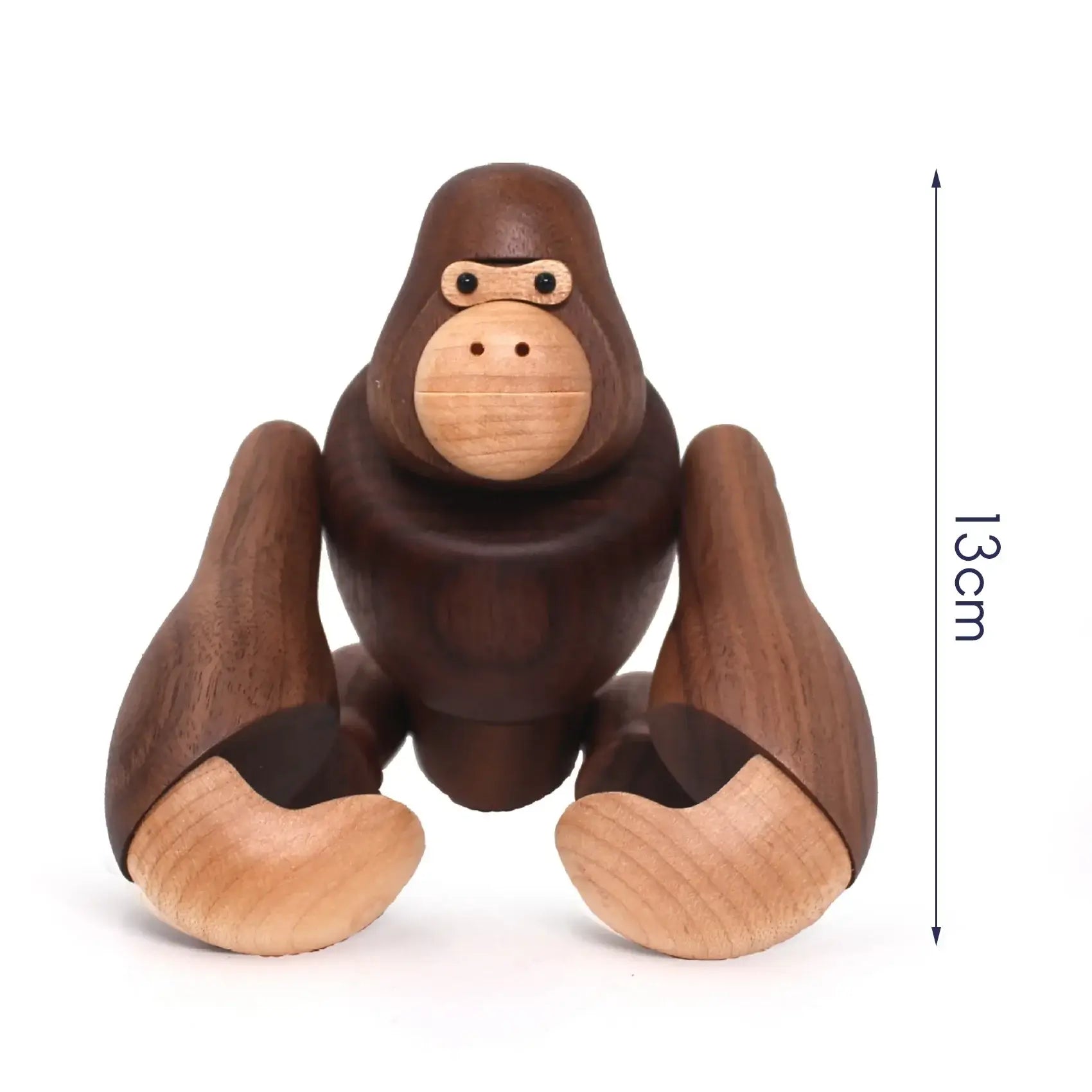 Exquisite Wooden King Kong Figures