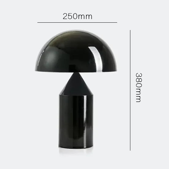 Luxurious Italian Design Mushroom Lamp I Gold, Black or White