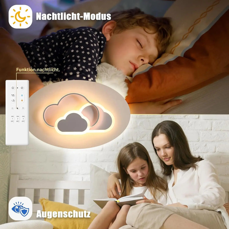 Cloud LED Ceiling Light with Remote Control
