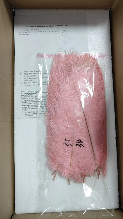 Nordic Feather Pendant Light – Art-Inspired Modern Ceiling Chandelier