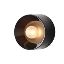 Bauhaus Round Metal Wall Lamp Paint Black/white 15cm/18cm Wall Light for Home Living Room Dining Room Bedroom LED Lighting.