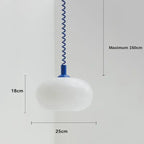 Bauhaus Glass Chandeliers - Bright Cord Elegance