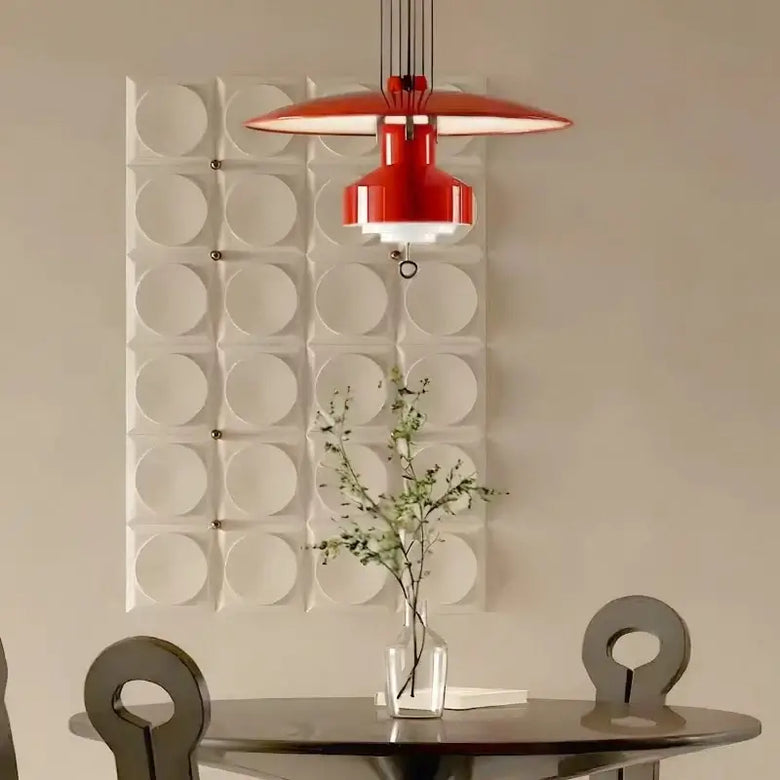 Bauhaus Balanced Pendant Light with Metal Shade