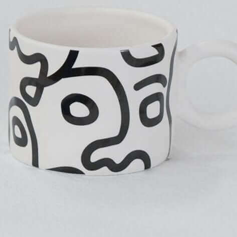 Matisse Mug: Unique 400ml Artistic Ceramic Drinkware