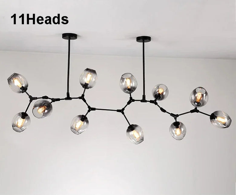 Nordic Molecular Glass Chandelier