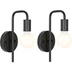 Nordic Bend Pipe Wall Lamp - Gold or Black