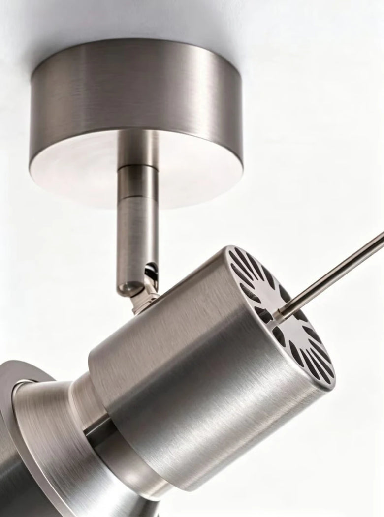 Adjustable, Rotatable Brushed Nickel Spotlight