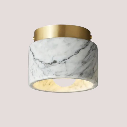 Italian Marble Downlight - Green & White Marble