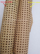 Genuine rattan and imitation rattan comparison for home decor and crafts.