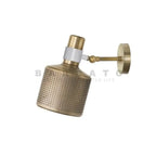 Elegant Radiance: Gold LED Wall Lamp