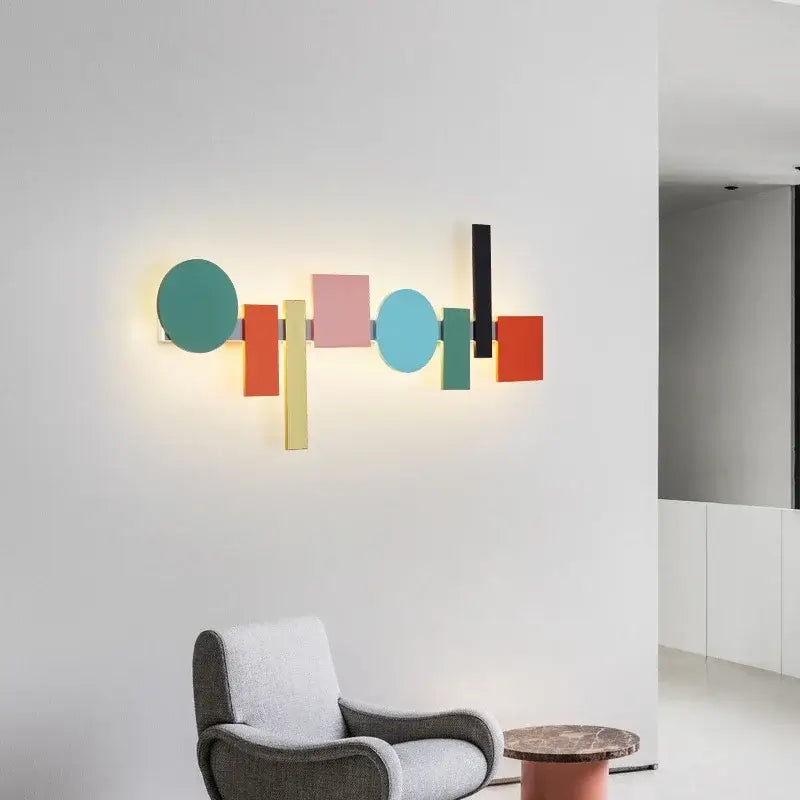 Multicolour Wall Totem - LED Geometric Light