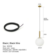 brass black wire25CM