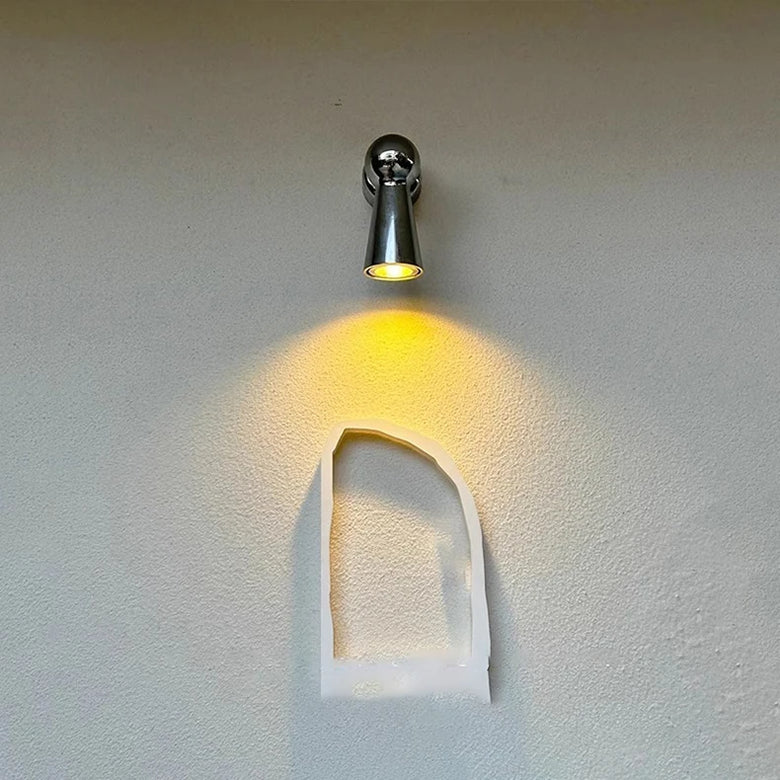 Chrome Wall Spotlight with Adjustable Arm