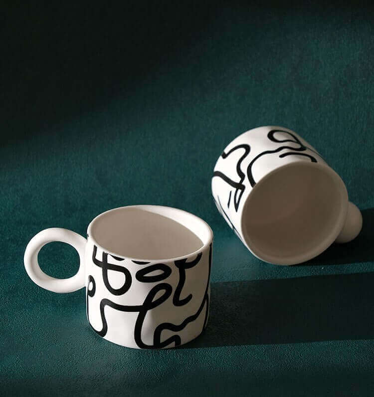 Matisse Mug: Unique 400ml Artistic Ceramic Drinkware