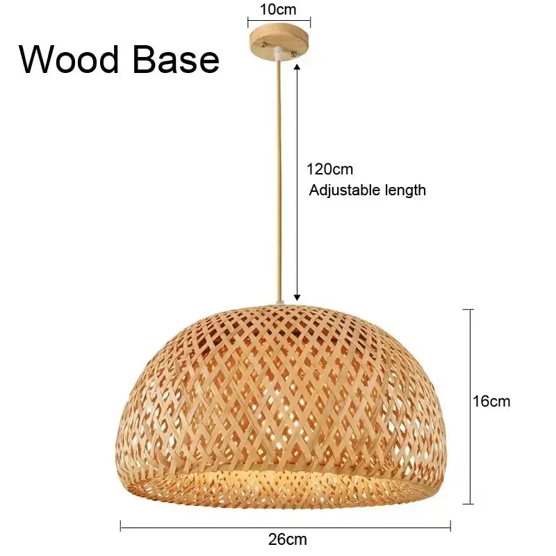 Eco-Friendly Rattan Pendant Lamp - Unique Design