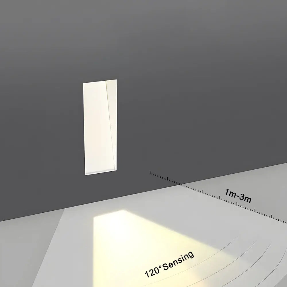 Recessed Staircase Wall Lamp - PIR Motion Sensor