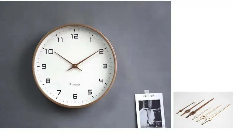 Wall Clocks, Wall Clocks, Wall Clocks, Nordic Minimalist Wooden Wall Clock for Modern Homes