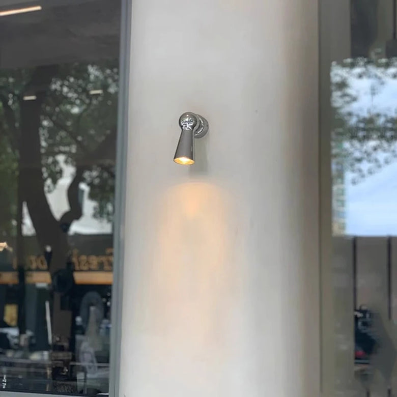 Chrome Wall Spotlight with Adjustable Arm