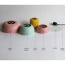 Customizable Modern Pendant Lights in various sizes and colors: large, middle, hose, small covers with lamp holder.