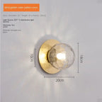 Simple Round Wall Lamp - Modern LED Lighting