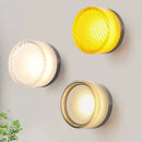 Futuristic and Unique Solid Plexiglass Wall Light in fluted design, showcasing industrial elegance and versatile lighting.
