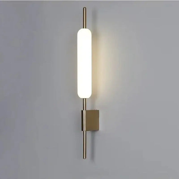 Lollipop Art Deco Wall Light Fixture illuminating a stylish interior with a modern design and warm ambiance.