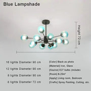 blue lampshade