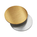 Modern Copper Round Wall Lamp golden and silver round metal accent pieces