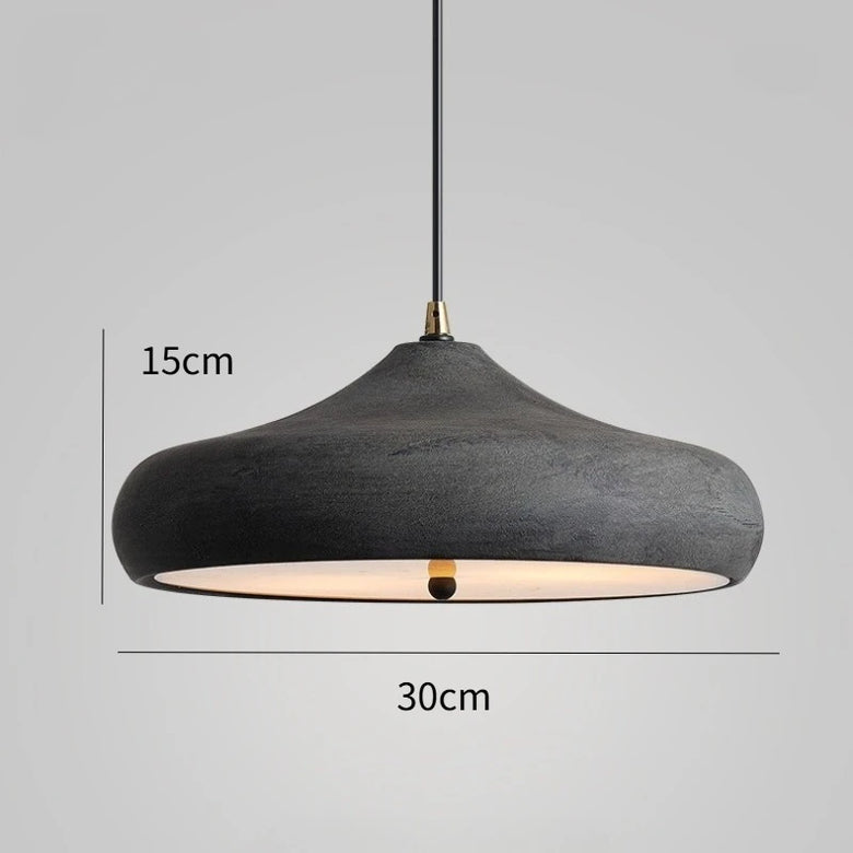 Scandinavian Pendant Light with Wide Dome