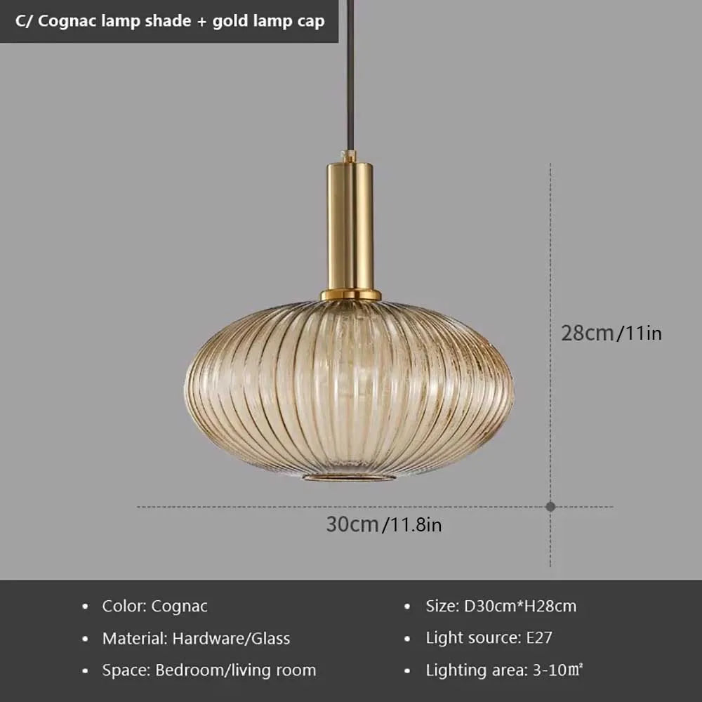Pendant Light: Modern Nordic Glass Hanging Lighting Fixtures