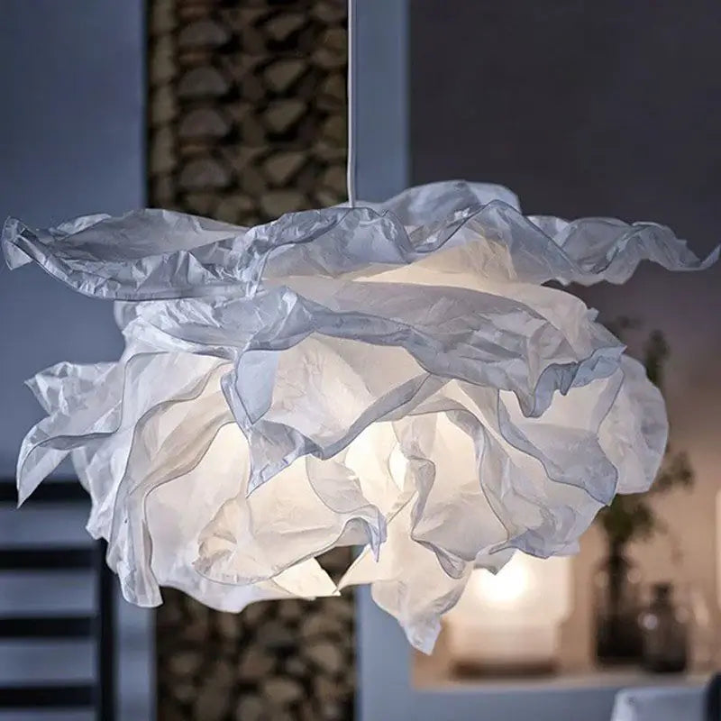 Whimsical Cloud Paper Lamp Shade - Eco & DIY