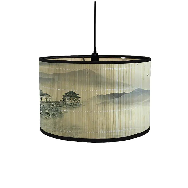 Japanese Style Bamboo Lamp Shade | Elegant Lighting