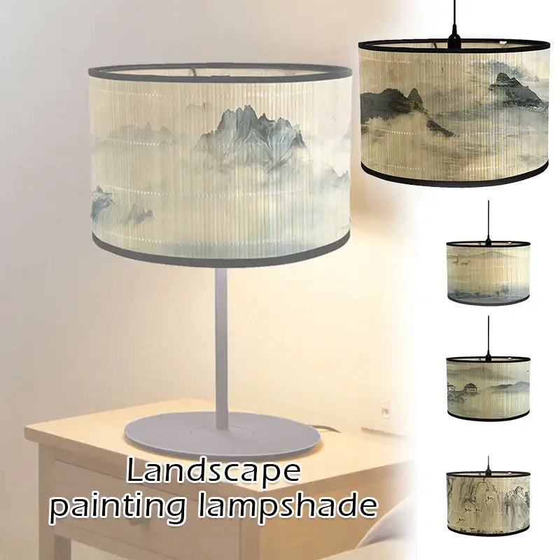 Japanese Style Bamboo Lamp Shade | Elegant Lighting