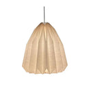 Elegant Origami-Inspired Paper Lantern hanging lamp crafted with intricately folded paper in warm tones.