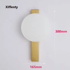 Minimalist Nordic Wall Lamp | Frosted White Ball