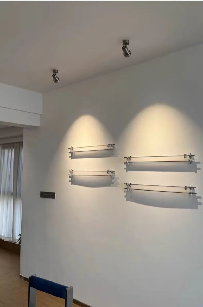 Adjustable, Rotatable Brushed Nickel Spotlight