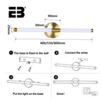 Bold & Modern Vanity Wall Light - Cool or Warm LED