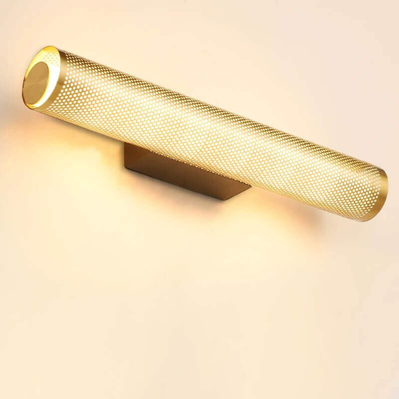 Wall Light Fixtures, Wall Light Fixtures, Wall Light Fixtures, Contemporary Perforated Brass Wall Lamp