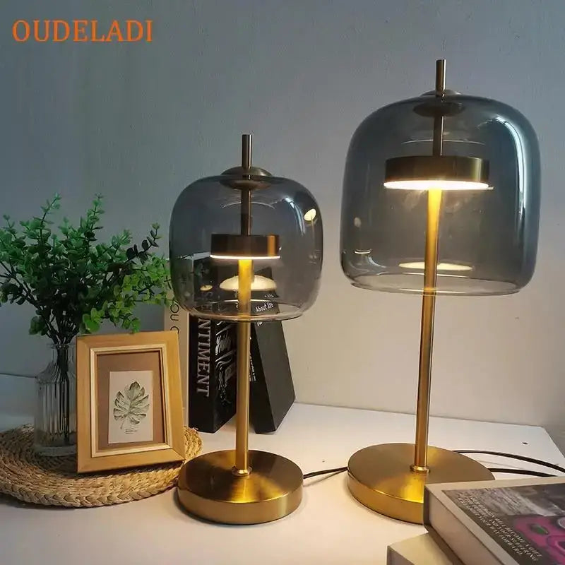 Czech Design Glass Desk Lamps | Modern LED Lighting