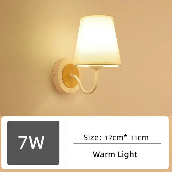 Wood and Frosted Glass Japanese Minimalist Sconces with warm light and wood accent, perfect for serene ambiance.